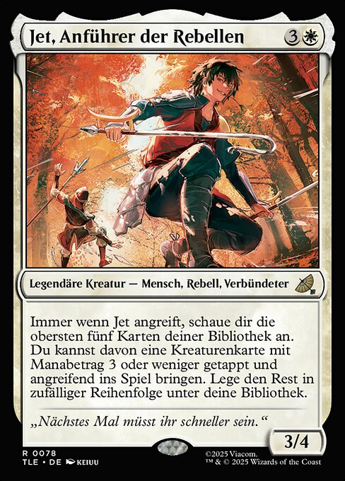 Jet, Anführer der Rebellen