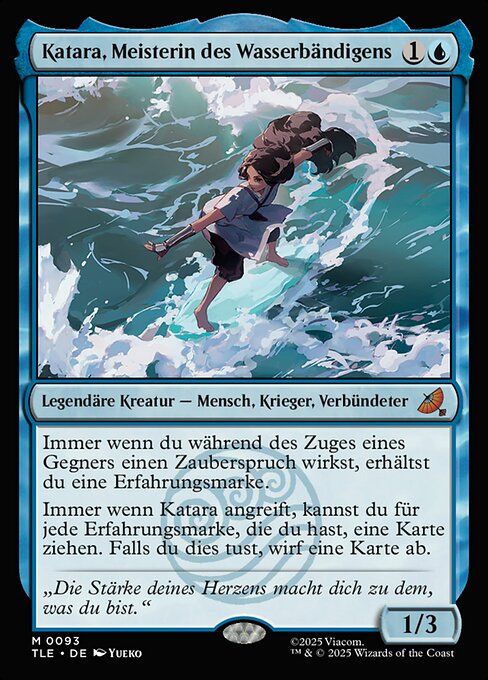 Katara, Meisterin des Wasserbändigens
