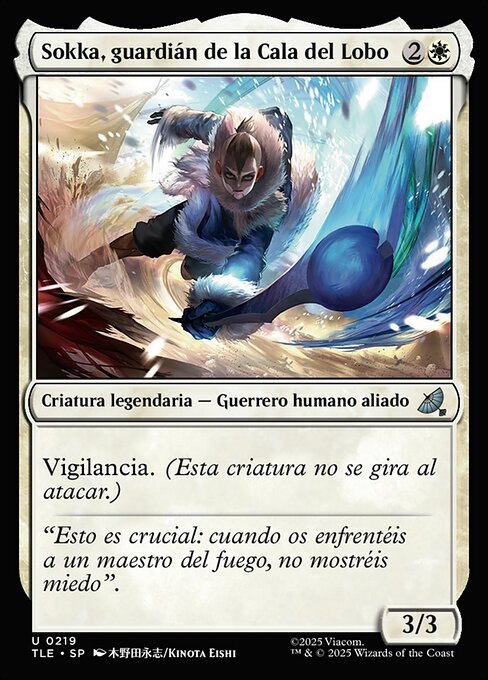 Sokka, guardián de la Cala del Lobo