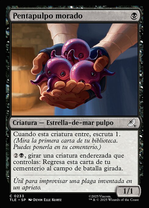 Pentapulpo morado