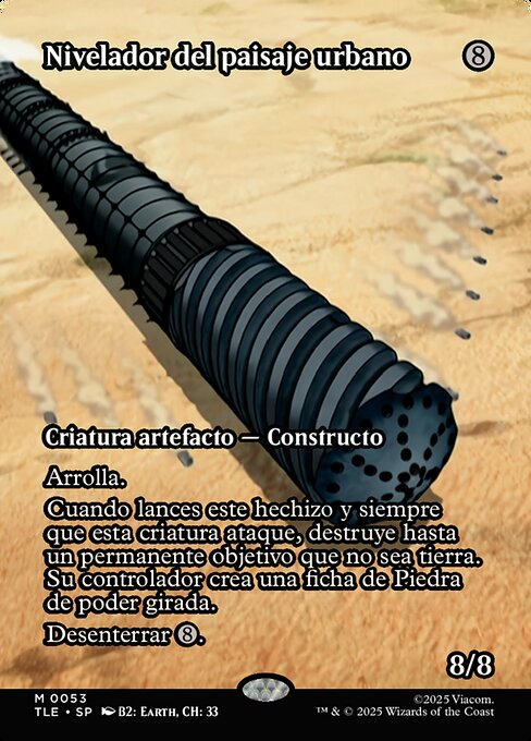 Nivelador del paisaje urbano