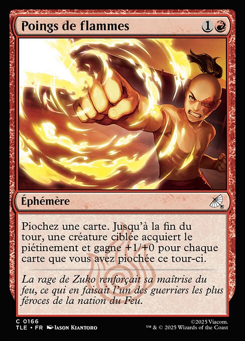 Poings de flammes
