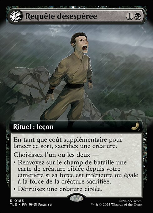 Requête désespérée