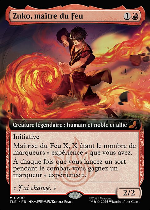 Zuko, maître du Feu