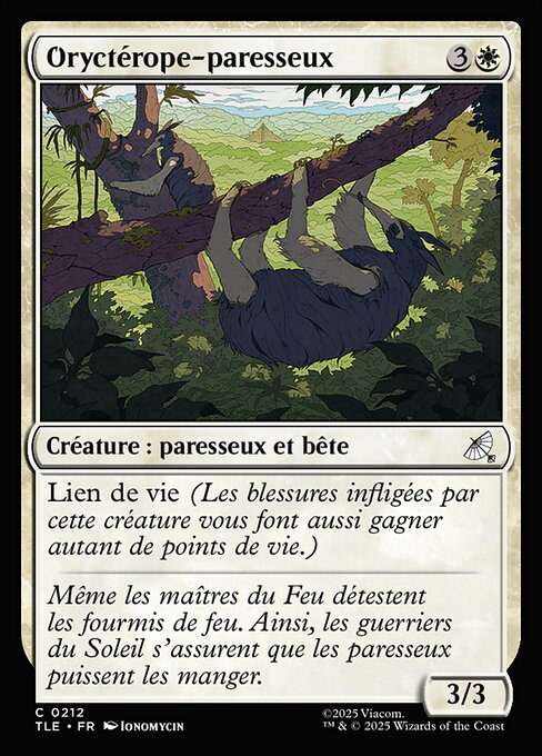 Oryctérope-paresseux