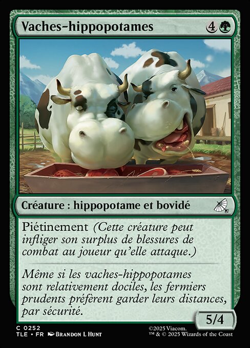 Vaches-hippopotames