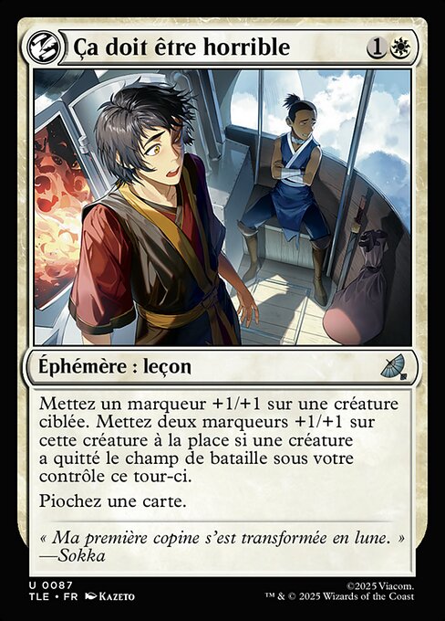 Ça doit être horrible