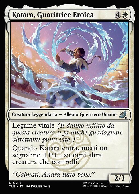 Katara, Guaritrice Eroica