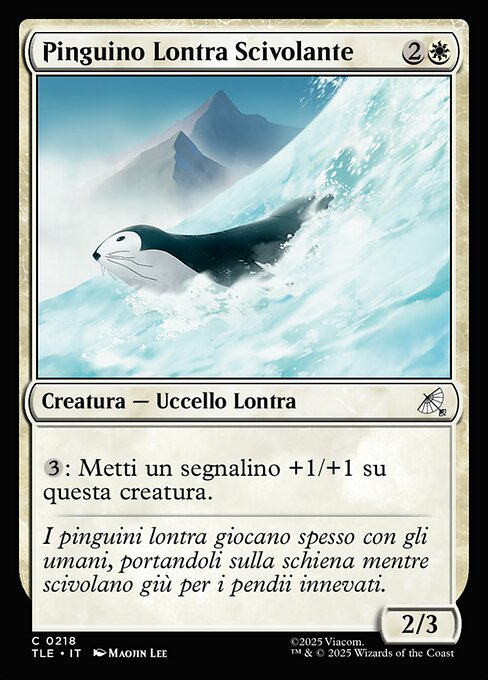 Pinguino Lontra Scivolante