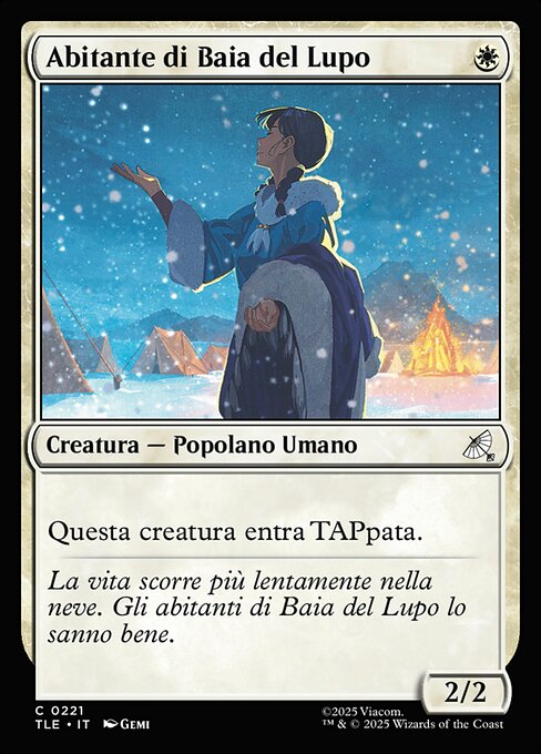 Abitante di Baia del Lupo