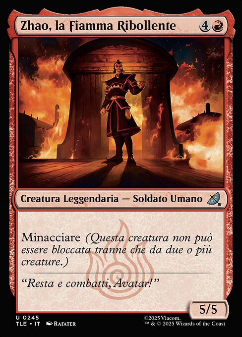 Zhao, la Fiamma Ribollente