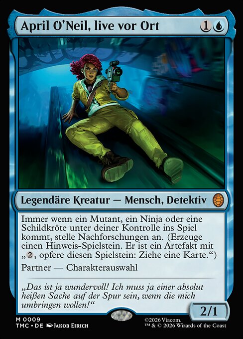 April O'Neil, Live on the Scene