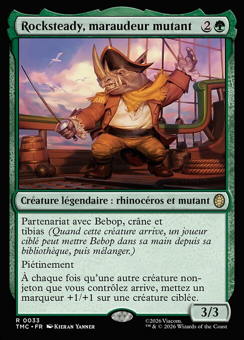 Rocksteady, maraudeur mutant