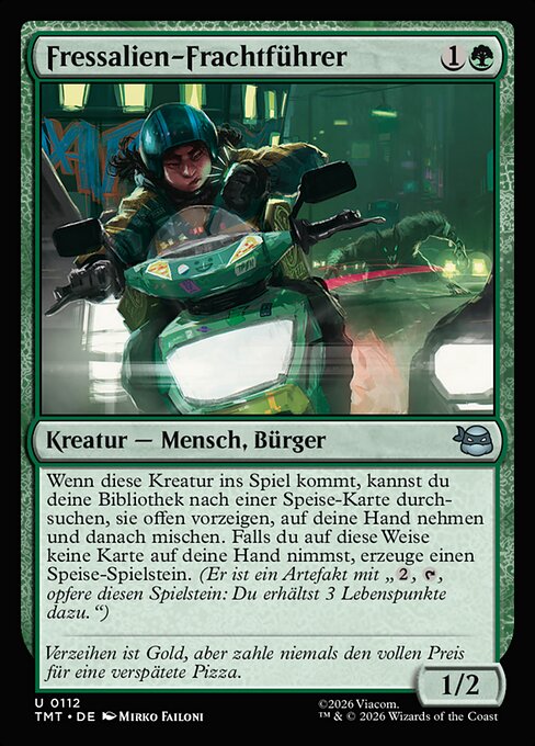 Courier of Comestibles