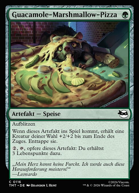 Guac & Marshmallow Pizza