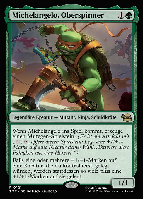 Michelangelo, Weirdness to 11