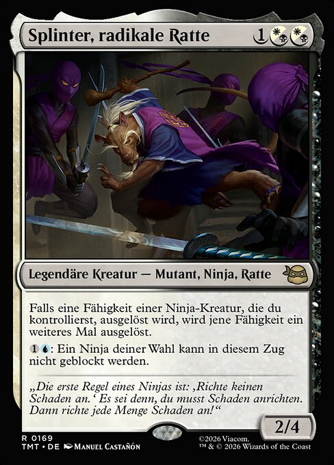 Splinter, Radical Rat