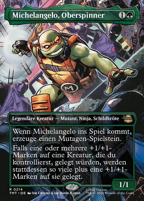 Michelangelo, Oberspinner