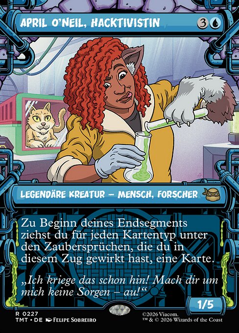 April O'Neil, Hacktivist