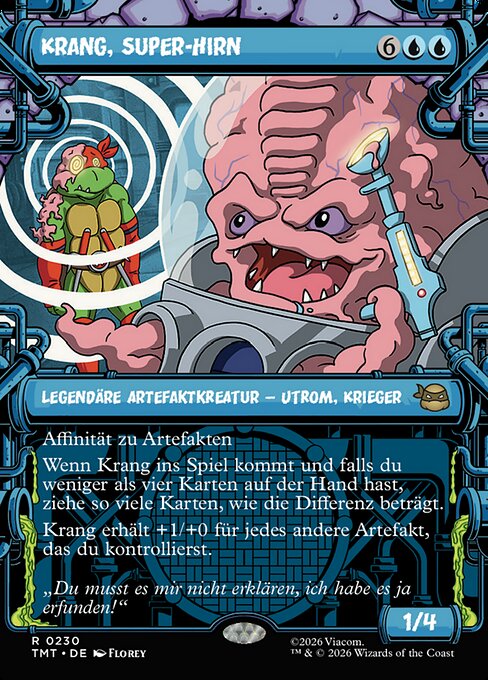 Krang, Super-Hirn