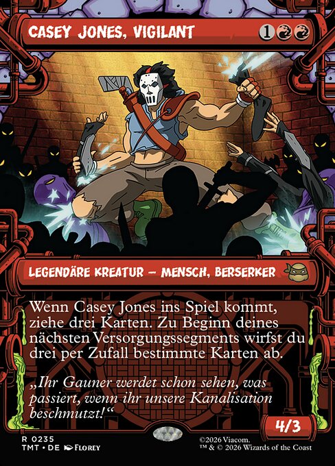 Casey Jones, Vigilante