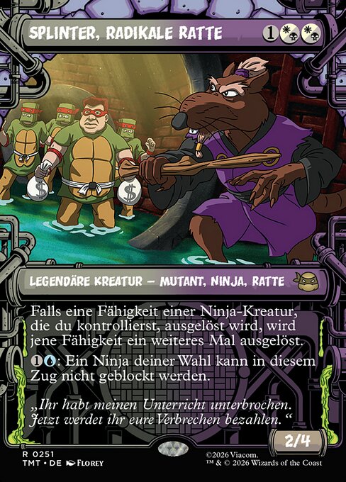 Splinter, radikale Ratte