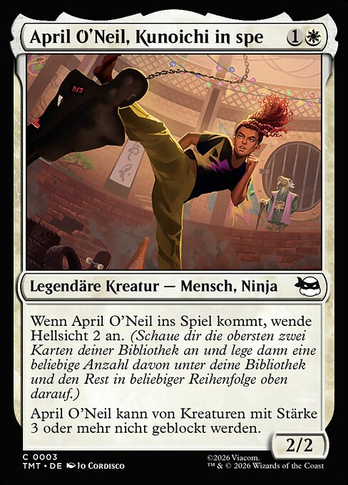 April O'Neil, Kunoichi Trainee