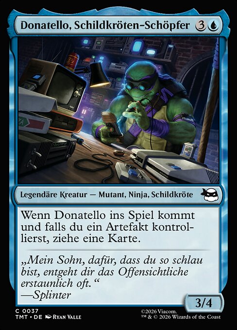 Donatello, Turtle Techie