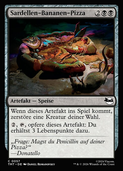 Anchovy & Banana Pizza