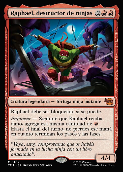 Raphael, destructor de ninjas