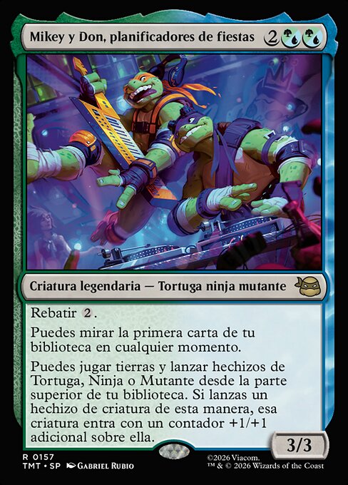 Mikey y Don, planificadores de fiestas