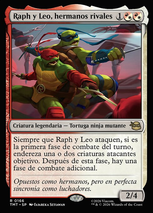 Raph y Leo, hermanos rivales