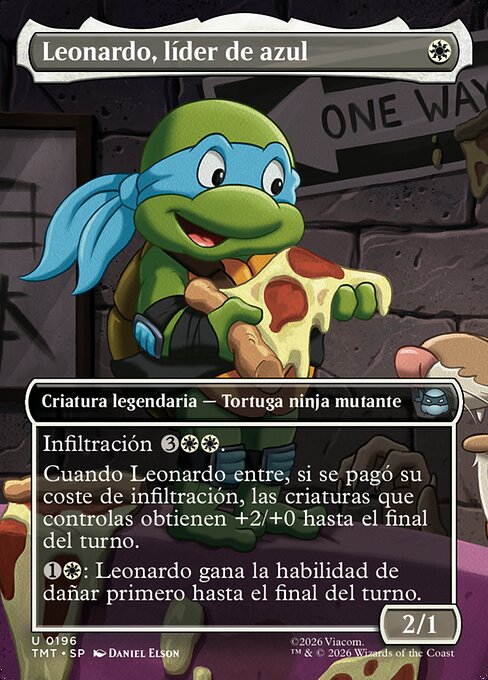 Leonardo, líder de azul
