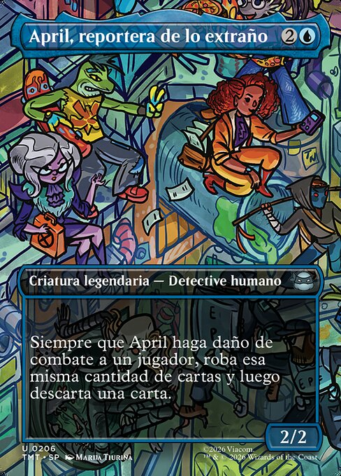 April, reportera de lo extraño