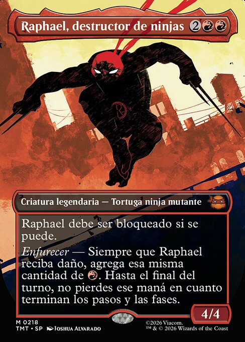 Raphael, destructor de ninjas