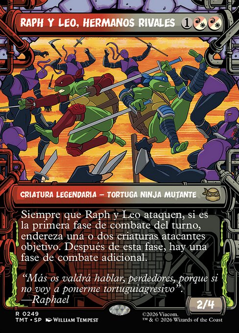 Raph y Leo, hermanos rivales
