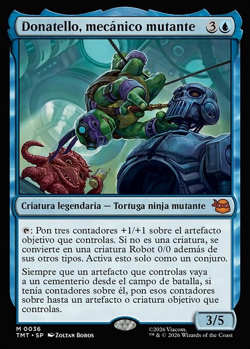 Donatello, mecánico mutante