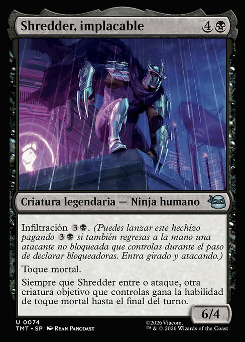 Shredder, implacable