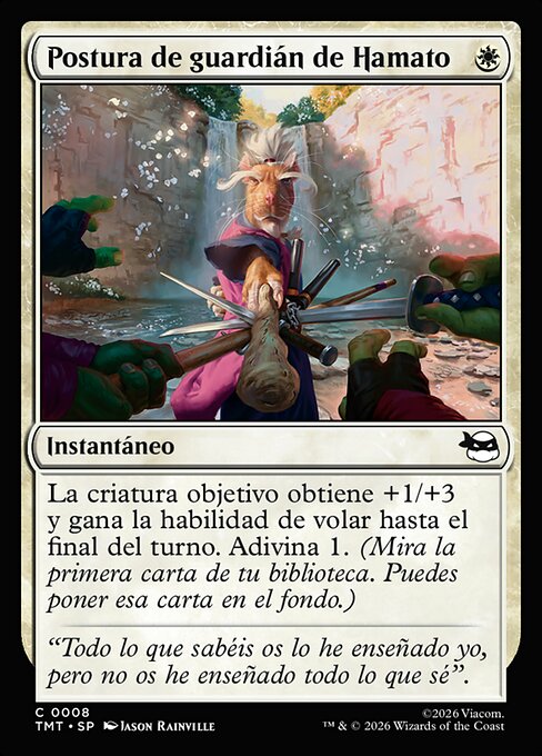 Postura de guardián de Hamato