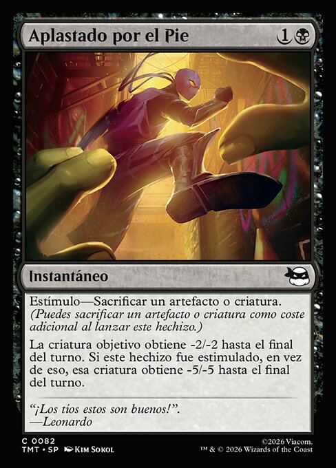 Aplastado por el Pie