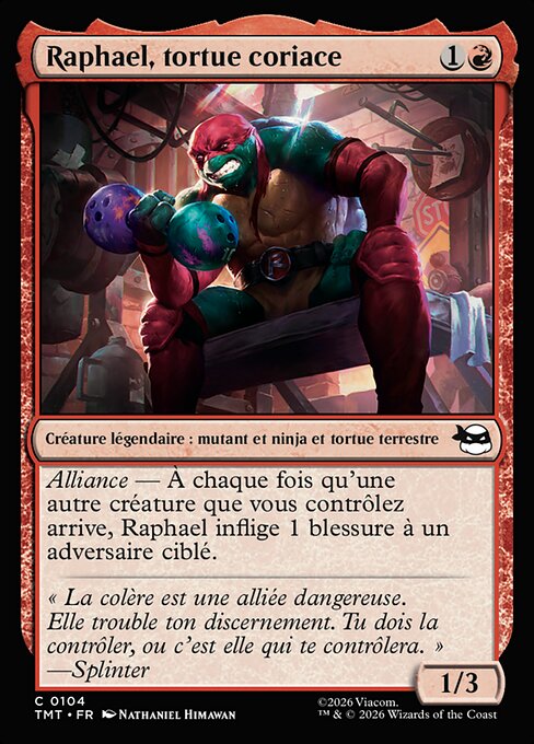 Raphael, tortue coriace