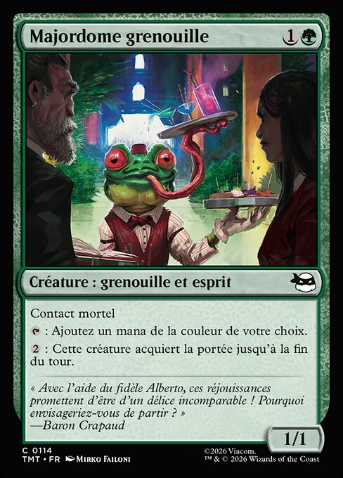 Majordome grenouille