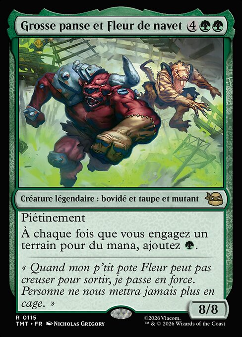 Grosse panse et Fleur de navet