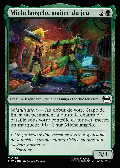 Michelangelo, maître du jeu