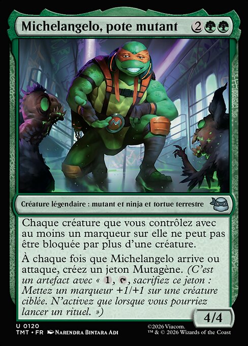 Michelangelo, pote mutant