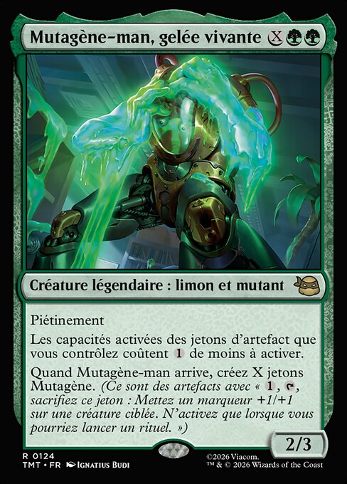 Mutagène-man, gelée vivante