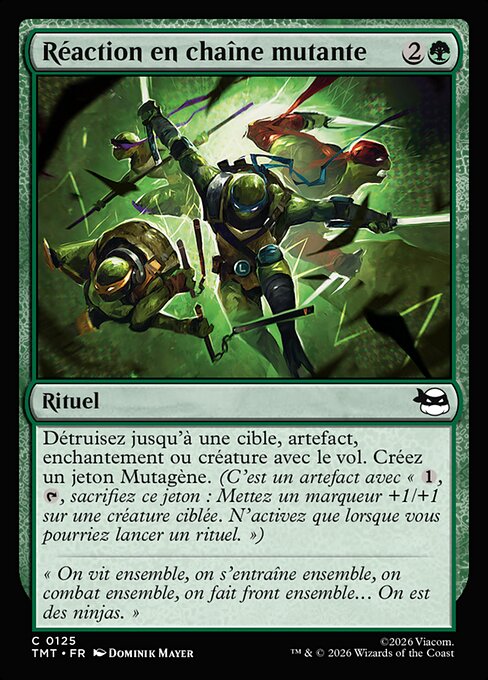 Réaction en chaîne mutante