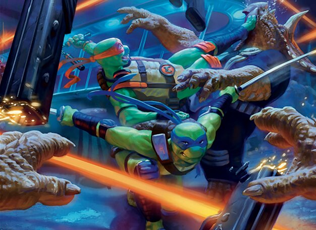 Mikey et Leo, chaos et ordre