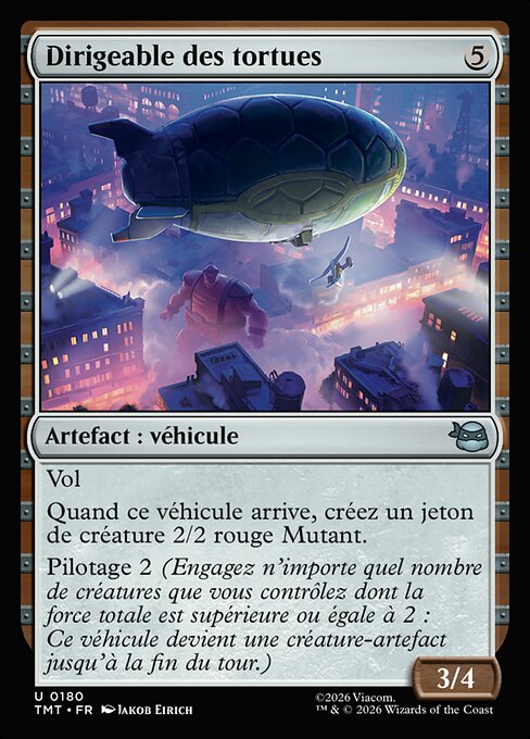Dirigeable des tortues
