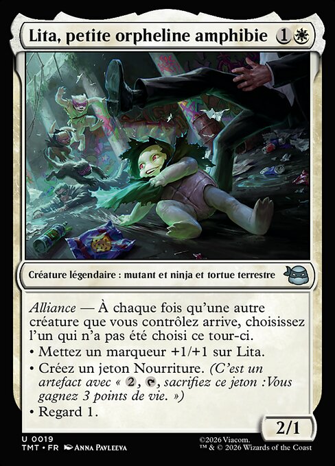Lita, petite orpheline amphibie